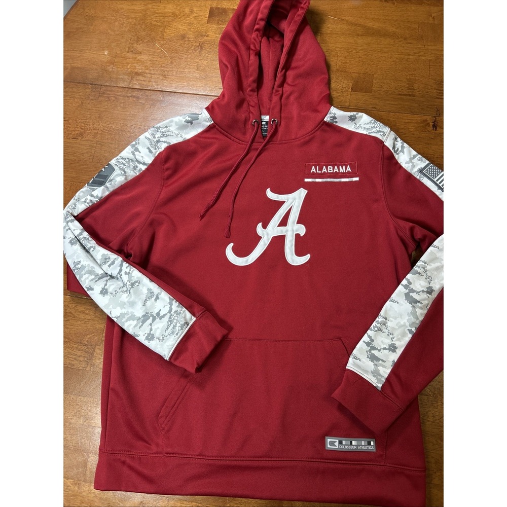 Colosseum Alabama Crimson Tide Men's Size Large Crimson OHT Snake Eyes Camo